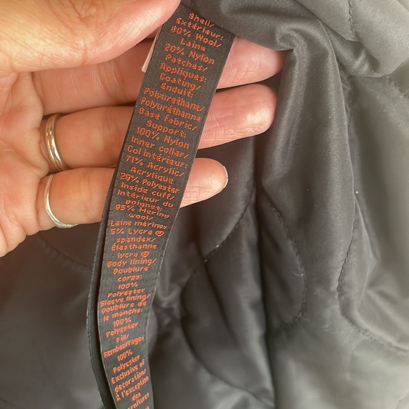 Banana Republic black mens wool blend coat - Picture 11 of 12